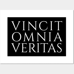 VINCIT OMNIA VERITAS - Shadow Dark Posters and Art